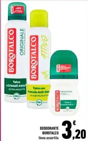 Conad DEODORANTE BOROTALCO linea assortita offerta