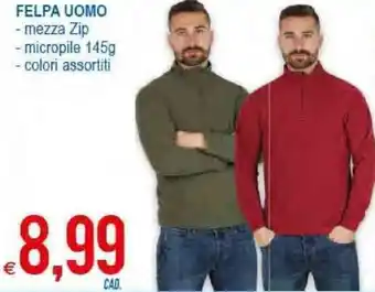MD Discount Felpa Uomo 145g offerta