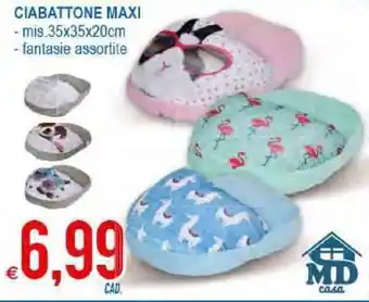 MD Discount Ciabattone Maxi 35x35x20cm offerta