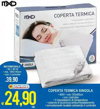 MD Discount MXD Coperta Termica Singola 150x80cm offerta