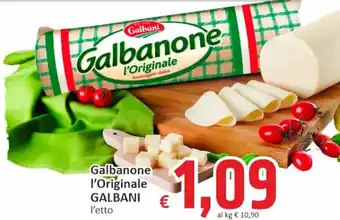 Paghi Poco Galbanone l'Originale GALBANI l'etto offerta