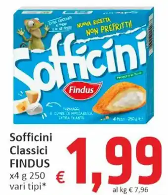 Paghi Poco Sofficini Classici FINDUS x4 g 250 vari tipi offerta