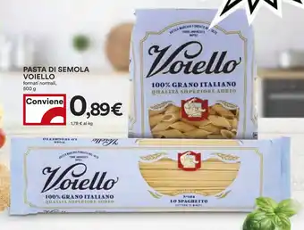 PASTA DI SEMOLA VOIELLO formati normali, 500 g