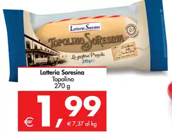 Deco Supermercati Latteria Soresina Topolino 270 g offerta