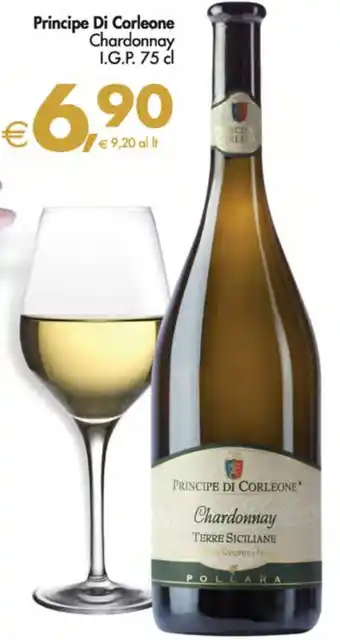 Deco Supermercati Principe Di Corleone Chardonnay I.G.P. 75 cl offerta