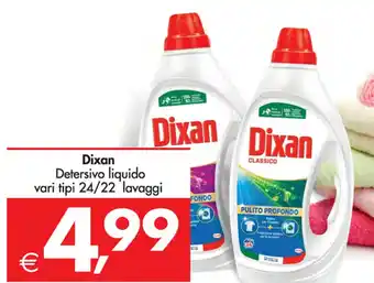 Deco Supermercati Dixan Detersivo liquido vari tipi 24/22 lavaggi Dixan Dixan offerta