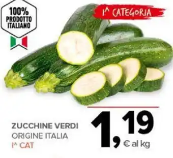 Todis ZUCCHINE VERDI ORIGINE ITALIA offerta