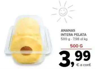 Todis ANANAS INTERA PELATA 500 g offerta