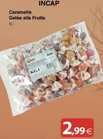 Docks Cash&Carry Incap Caramelle Gelèe alla Frutta 1 kg offerta