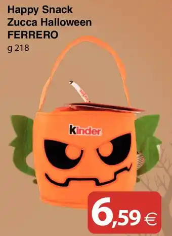 Docks Cash&Carry Ferrero Happy Snack Zucca Halloween 218 g offerta