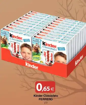 Docks Cash&Carry Ferrero Kinder Cioccolato 50 g offerta