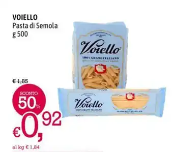 A&O VOIELLO Pasta di Semola g 500 offerta