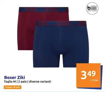 Action Boxer Ziki Taglia M | 2 paia | diverse varianti offerta