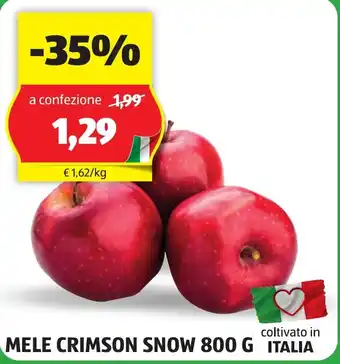 ALDI MELE CRIMSON SNOW 800 G offerta