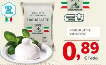 Todis FIOR DI LATTE VITERBESE offerta