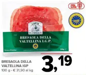 Todis BRESAOLA DELLA VALTELLINA IGP 100 g offerta