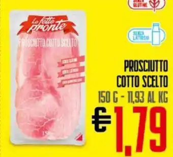 Todis PROSCIUTTO COTTO SCELTO 150 G offerta