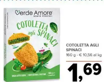 Todis COTOLETTA AGLI SPINACI 160 g offerta