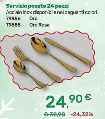Servizio Posate 24 Pezzi