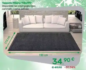 Tappeto Milano 113x190