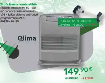 Stufa laser a combustibile