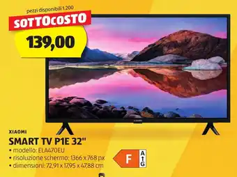 ALDI XIAOMI SMART TV P1E 32" offerta