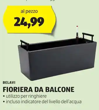 ALDI BELAVI FIORIERA DA BALCONE offerta