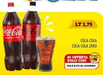 Il Centesimo COCA COLA COCA COLA ZERO lt 1,5 offerta
