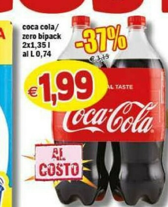 Il Castoro Supermercati Coca cola zero offerta