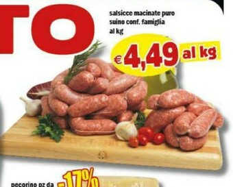 Il Castoro Supermercati Salsicce offerta