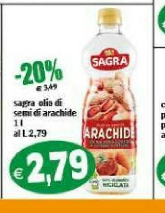 Il Castoro Supermercati Olio di semi offerta