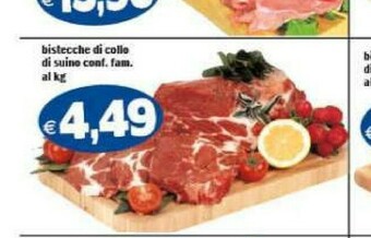 Il Castoro Supermercati Bistecche di maiale offerta
