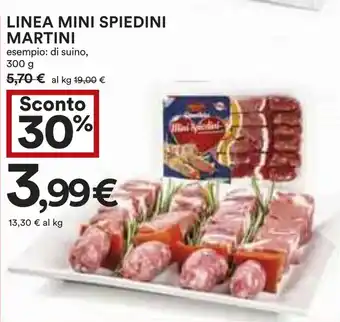 Coop LINEA MINI SPIEDINI MARTINI 300 g offerta