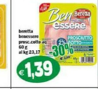 Il Castoro Supermercati Prosciutto cotto offerta