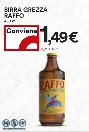 Coop BIRRA GREZZA RAFFO 450 ml offerta