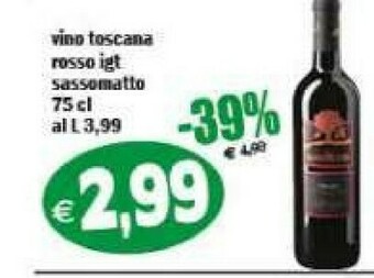Il Castoro Supermercati Vino rosso offerta