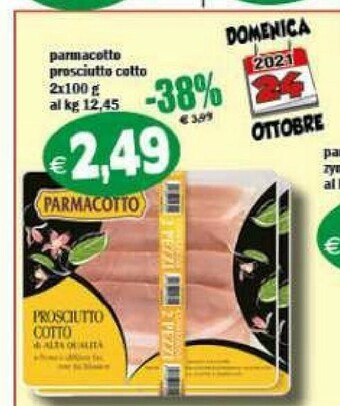 Il Castoro Supermercati Prosciutto cotto offerta