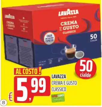 Coop Master Alleanza 3.0 LAVAZZA CREMA E GUSTO CLASSICO 50 cialde offerta