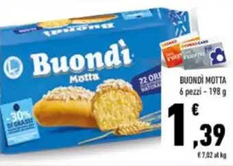 Conad BUONDÌ MOTTA 6 pezzi – 198 g offerta