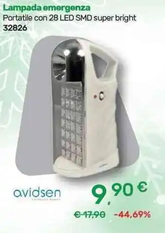 Avidsen Lampada emergenza