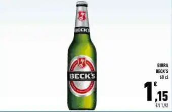 Conad City BIRRA BECK'S 60 cl offerta