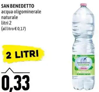 Emi Supermercati SAN BENEDETTO acqua oligominerale naturale litri 2 offerta