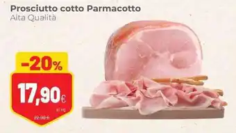 Coop famiglia cooperativa Prosciutto cotto Parmacotto Alta Qualità offerta