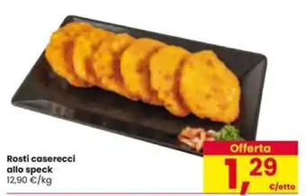 Interspar Rosti caserecci allo speck offerta