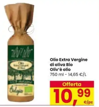 Interspar Olio Extra Vergine di oliva Bio Oliv'è olio 750 ml offerta