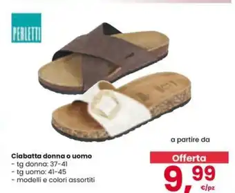 Ciabatta donna o uomo