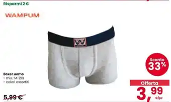 Interspar WAMPUM Boxer uomo offerta