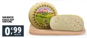 Deco Supermercati SAN ROCCO ASIAGO DOP offerta