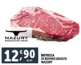 Deco Supermercati BISTECCA DI BOVINO ADULTO MAZURY offerta