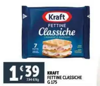 Deco Supermercati KRAFT FETTINE CLASSICHE G175 offerta